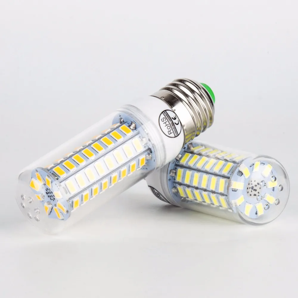 

Led Corn Bulb E27 Led Lamp E14 220V Candle Led Light 230V Luminaria 5730 SMD High Brightness 24 36 48 56 69 72leds Home Hotel