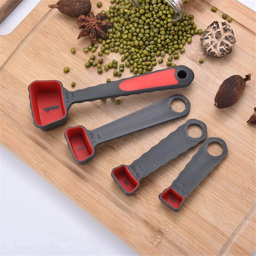 

4Pcs Measuring Spoon Useful scales Coffee Measuring Spoons Tea for kitchen accessories Cup Tool Baking TeaSpoon 18