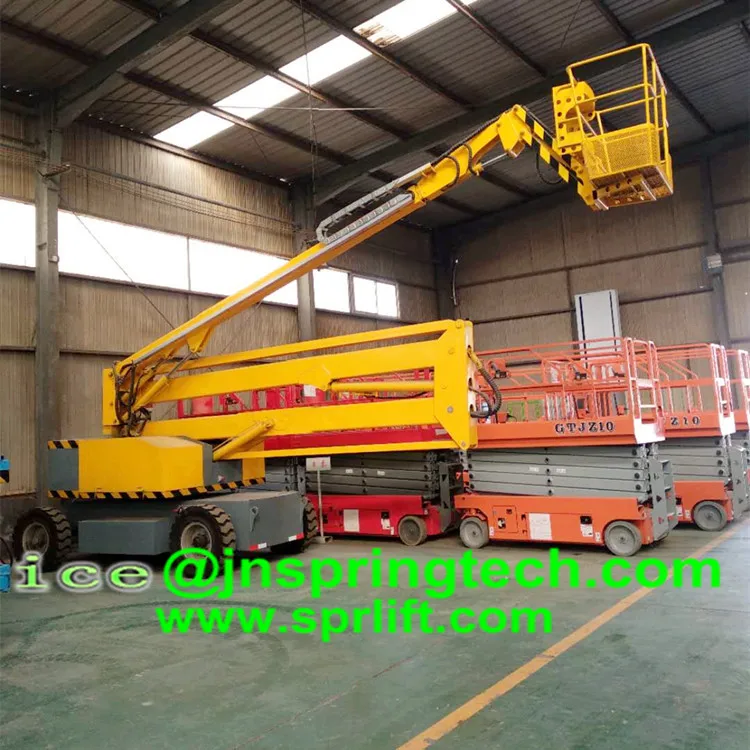 

Crawler-type self-propelled hydraulic scissor lift platform for aerial work max height 10m 12m 14m 16m