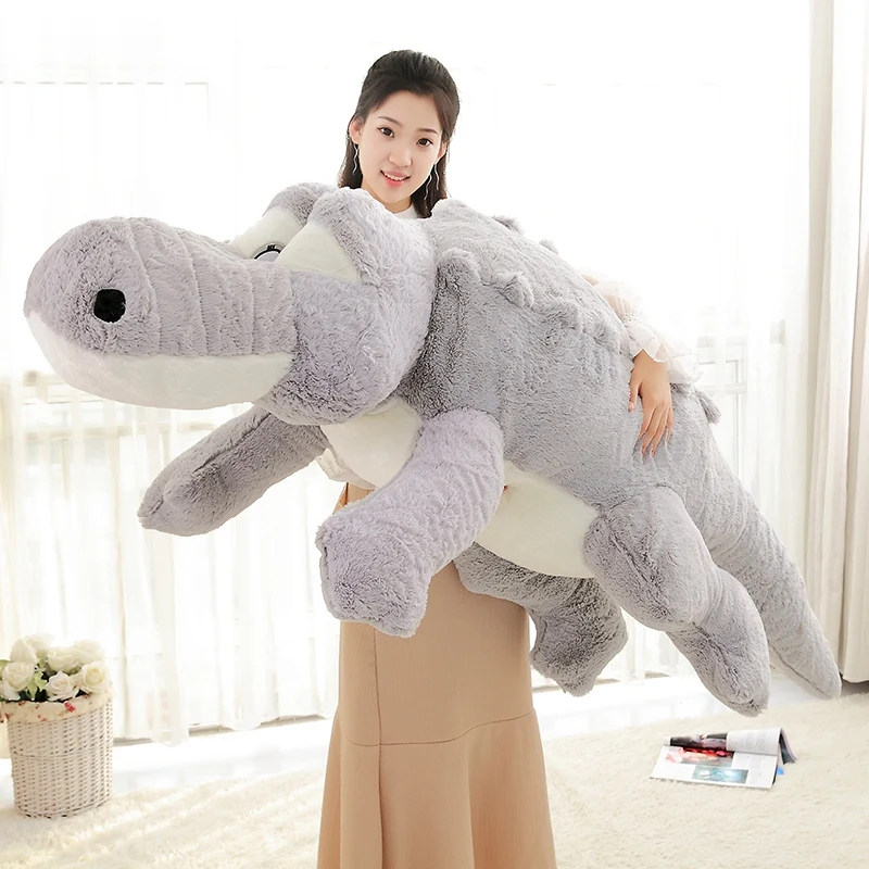 Большой размер крокодиловый плюшевый коврик на подушку плюшевый крокодил мягкая плюшевая игрушка с животными Мультяшные плюшевые куклы подарок для девочек