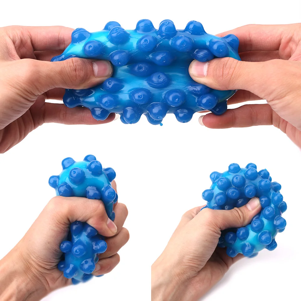 

Eliminate-Virus Squishy Squeeze TPR Kids Sensory Balls Anti stress Relief Office/School Geeky Vent Toys for Autism/Autistic/ADHD