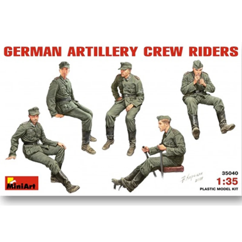 1/35 German Artillery Crew 35040Model Building Kits AliExpress