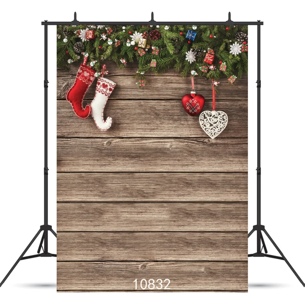 

SHENGYONGBAO Art Cloth Custom Photography Backdrops Prop Christmas day Theme Photography Background 10832