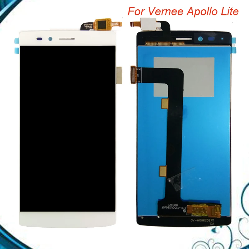 Высокое качество для vernee Apollo Lite lcd и сенсорный экран в сборе Ремонт Часть 5 дюймов |