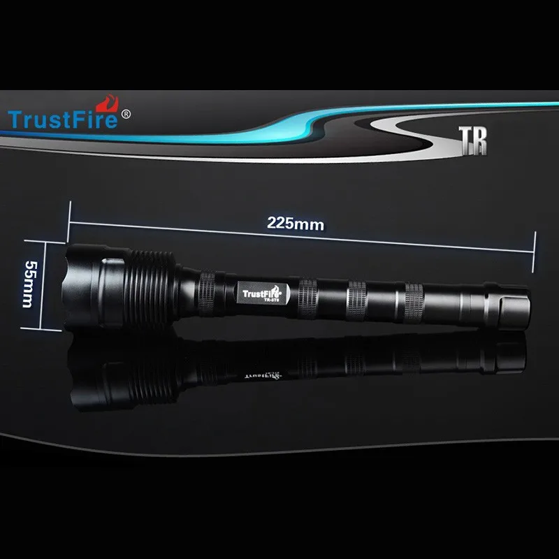 TrustFire 3L2 фонарь 3800 люмен тактический фонарь рыбацкие фонарики 3* XM-L2 3LED прожектор фонарь для кемпинга фары