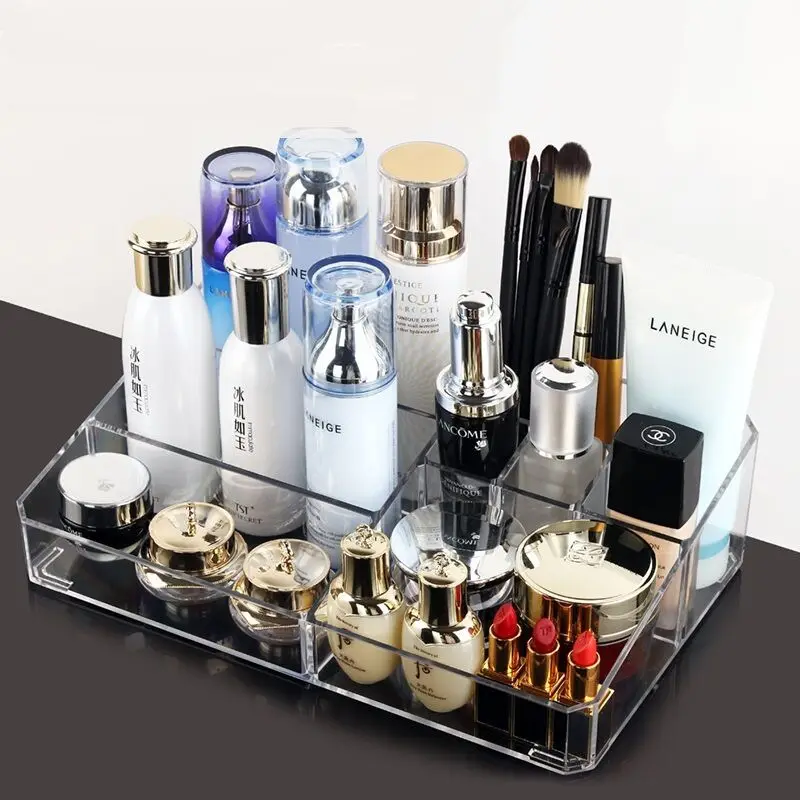 QQJJ Acrylic Portable Transparent Makeup Storage Box Lipstick Holder Organizer Nail Polish Display Stand Storage Organizer type QQJJ Acrylic Portable Transparent Makeup Storage Box Lipstick Holder Organizer Nail Polish Display Stand Storage Organizer type