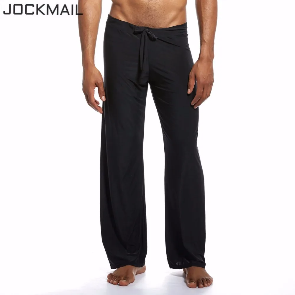 JOCKMAIL мужские повседневные брюки свободные мужские брюки Домашняя одежда и ночное белье Lounge спандекс фитнес домашняя одежда для сна мужские Пижамные брюки