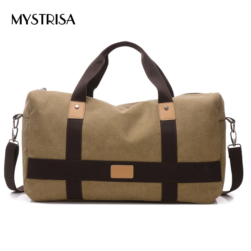 M0139 large capacity canvas portable travel shoulder classic handbag