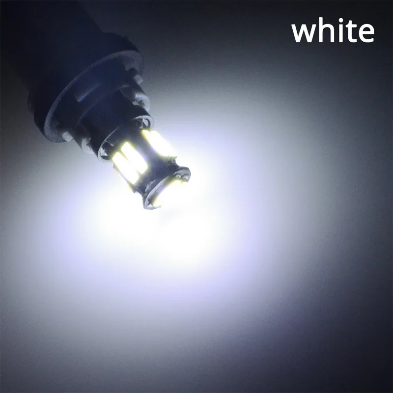 4 шт. T10 ВОДИТЬ Автомобиль AC/DC 12V W5W 7020 SMD 194 168 Клин Замена обратный инструмент Панель лампы белого лампы для Габаритные огни - Испускаемый цвет: White
