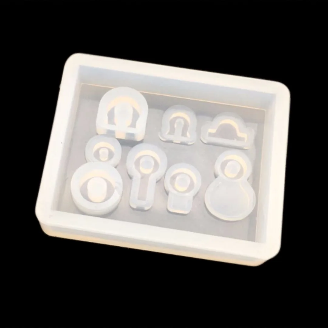 Spheric Jewelry Pendant Silicone Mold Ball Shaped Crystal Molds Fondant Baking Mould DIY Cake Decorating Tool