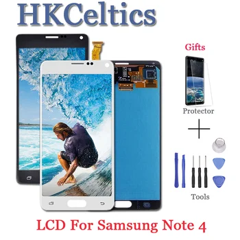 

Display LCDs For Samsung Galaxy Note 4 Note4 N910 N910C N910A N910F N910H LCD Display+Touch Screen Digitizer Replacement