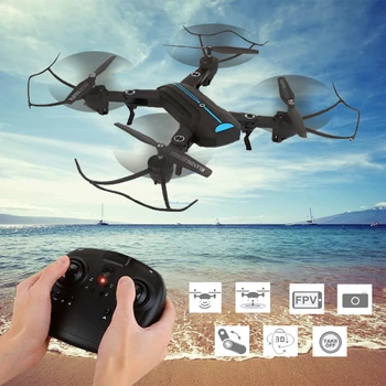 A6 2.4GHz 4 Channel Quadcopter Aircraft UAV high performance Folding Altitude Hold LED Light remote control drone 3D flips UAV