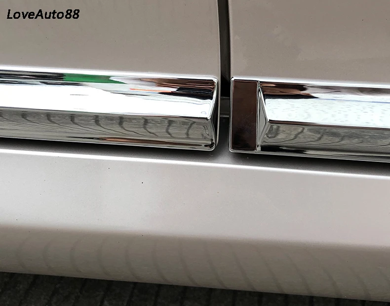 Автомобильный Стайлинг Авто Боковая юбка автомобиля ABS хром боковое тело декоративная отделка дверей аксессуары для Toyota Camry