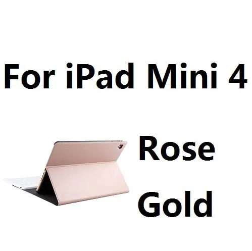for mini 4 Разделение дизайн кожаный чехол клавиатура Bluetooth для iPad Mini 1234 воздуха 1 Air 2 для iPad 9,7 Pro 11 дюймов Air 3 10," - Цвет: for mini 4