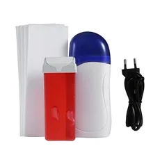 Эпилятор для депиляции воск нагреватель картридж Эпилятор рулон на воск грелка EU+ 30 шт. воск для эпиляции бумага бикини для удаления волос машина для женщин Воск грелка