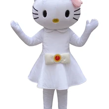 Хелло Китти костюм талисмана термины головные уборы для взрослых Размер без картона