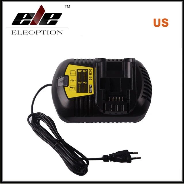 10.8V 20V Battery Charger for Dewalt DCB120 DCB203 DCB200 DCB201 DCB204