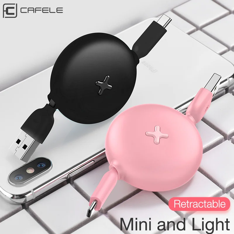 CAFELE USB نوع C كابل ل Xiaomi huawei الهاتف المحمول USB-C سريع شحن البسيطة نوع-C كابل لسامسونج غالاكسي S9 مزامنة بيانات
