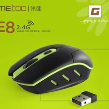 Метто E8 2,4G мини-оптическая Беспроводной Мышь надежный 1600 Точек на дюйм мышь Nano мышь с приемником USB для компьютер ноутбук ПК