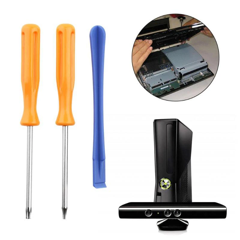 

1Set Multifunctional TORX T8 + T10 Security Precision Screwdriver Tool For 360/ PS3/ PS4 Tamperproof Hole Home Improvement
