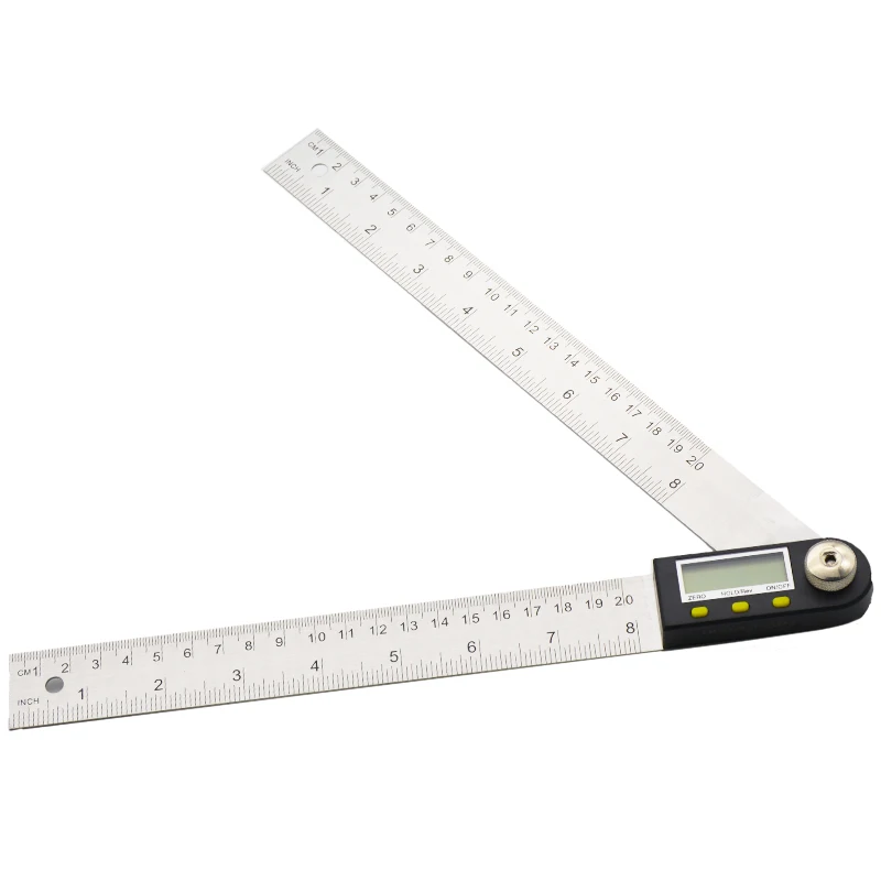 

Stainless Steel Electronic angle gauge angle ruler 200mm digital protractor inclinometer Goniometer Level Measuring Tool