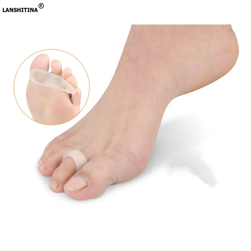 

2019 Silicone Gel Insole Foot Pad Hallux Valgus Support Hammer Toe Cramps Grip Correction Orthopedic Insoles Shoe Accessories
