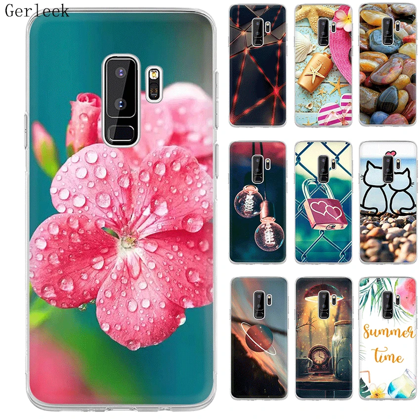 Чехол для Samsung Galaxy A3 A5 A6 A8 Plus 2015 2016 2017 2018 Каменный Замок цветок пара|Чехлы-накладки|