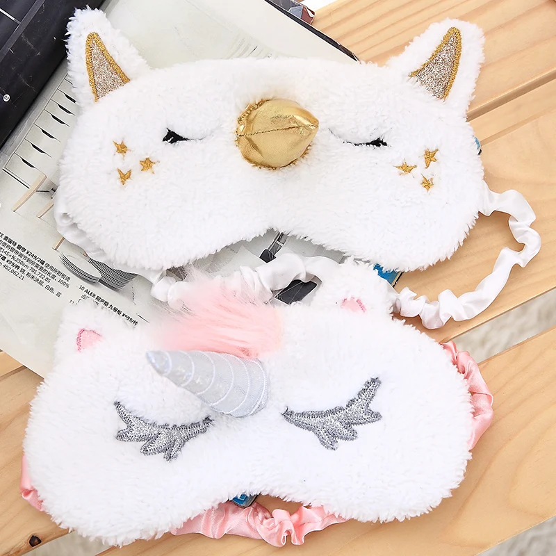 Cute Unicorn Sleeping Eye Mask Cartoon Blindfold Eye Cover Shadow Soft Cover for Girl Kid Teen Traveling Sleep Eyeshade Eye Aid Cute Unicorn Sleeping Eye Mask Cartoon Blindfold Eye Cover Shadow Soft Cover for Girl Kid Teen Traveling Sleep Eyeshade Eye Aid