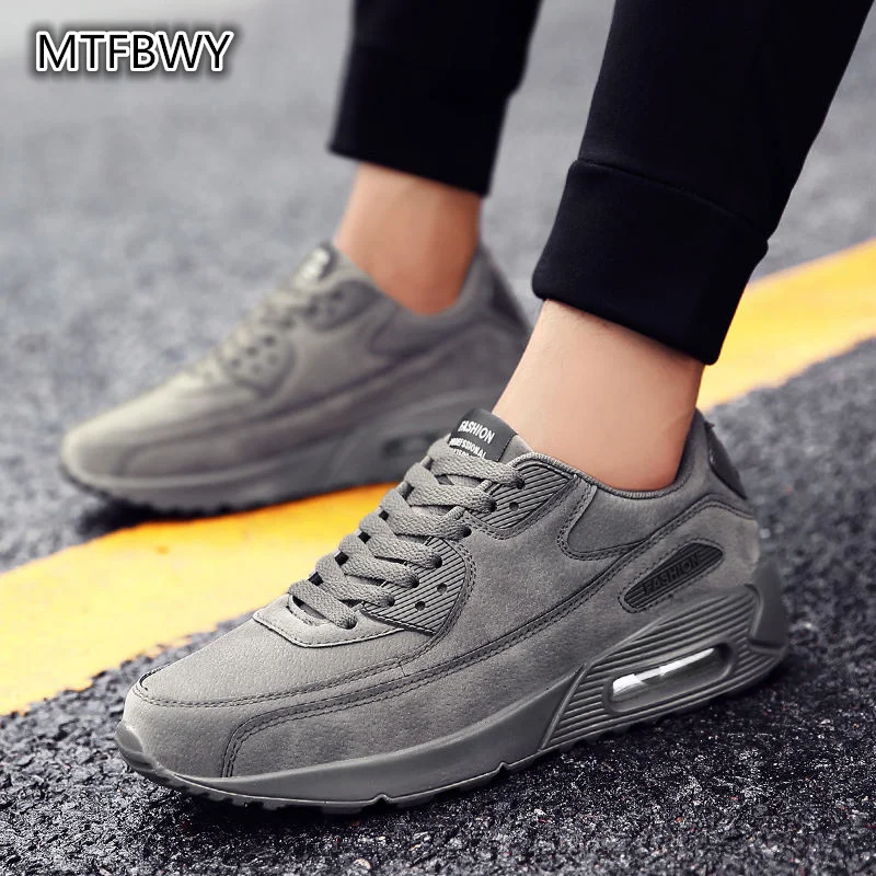 

Men's khaki sneakers new arrival breathable lace-up men running shoes black gray sports shoe size 39-44 5808s