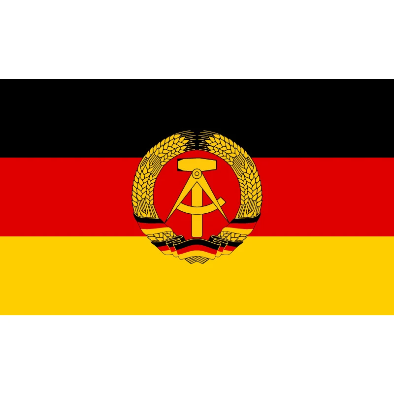Флаг немецкой демократии GDR 90*150 см/60*90 см/40*60 см/15*21 см Восточной Германии y