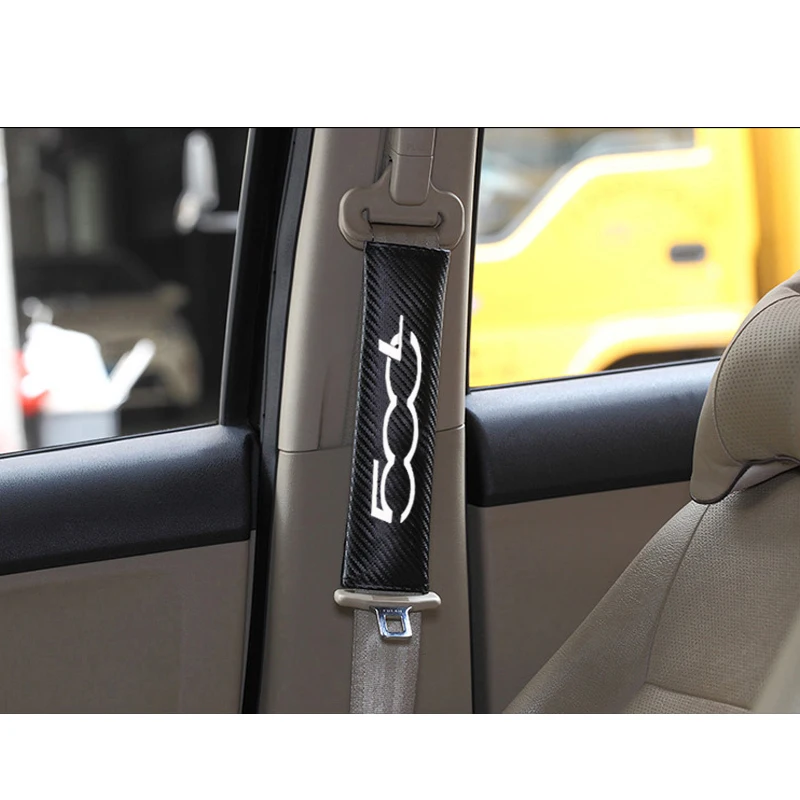 ПУ мода Накладка для ремня безопасности автомобиля автомобильный ремень безопасности подплечники для Fiat 500L