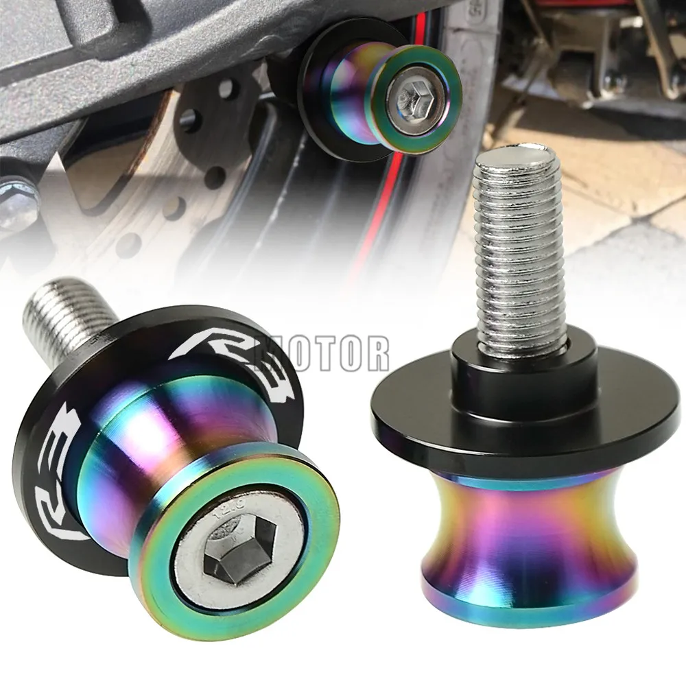 

6MM Motorcycle Rear Swingarm Sliders Spools Stand Paddock Screws Swing Arm Protection For Yamaha YZF R3 2015 YZFR3 YZF-R3 6 MM