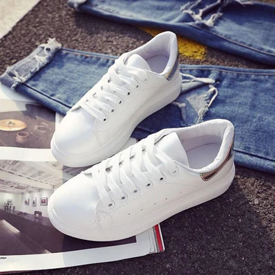 LEIXAG/; женская обувь для скейтбординга; женская спортивная обувь; брендовая спортивная обувь для прогулок; женские кроссовки - Цвет: Белый