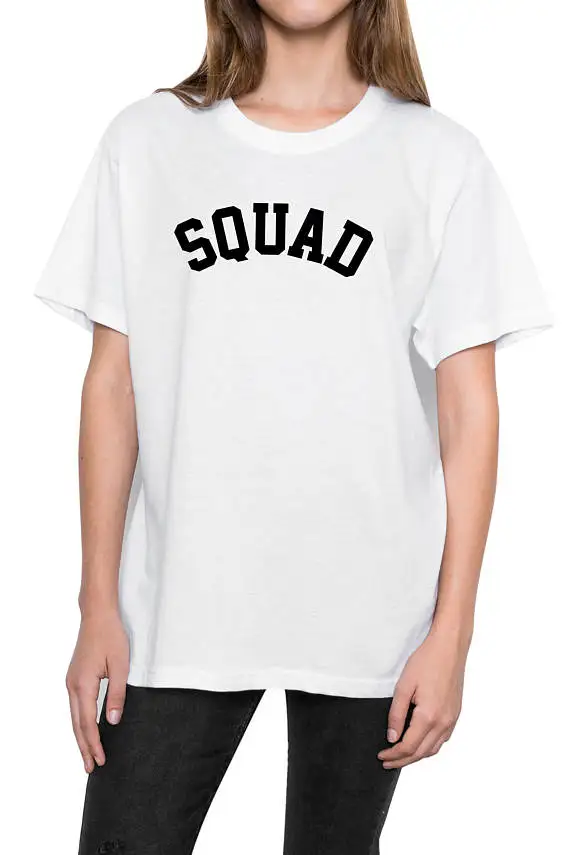 

Skuggnas Squad T Shirt Tee Top Tumblr Grunge Goth Kawaii Hipster Fashion Fun Slogan Women T shirt Celebs Fan Swag Harajuku Top