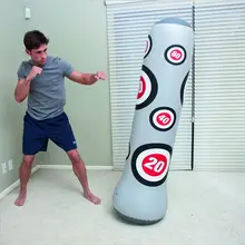 Training Fitness Boxing Punching Bag Inflatable Aerated Irrigation Sand Family Store Entertainment Vent Fight Ground Sandbag