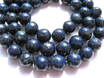 

free ship--Lapis Lazuli gemstone round ball loose beads 4-12mm 16inch full strand