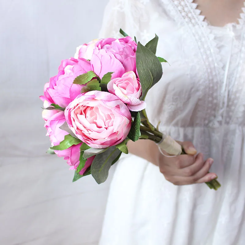 artificial flower peony bouquet  (21)