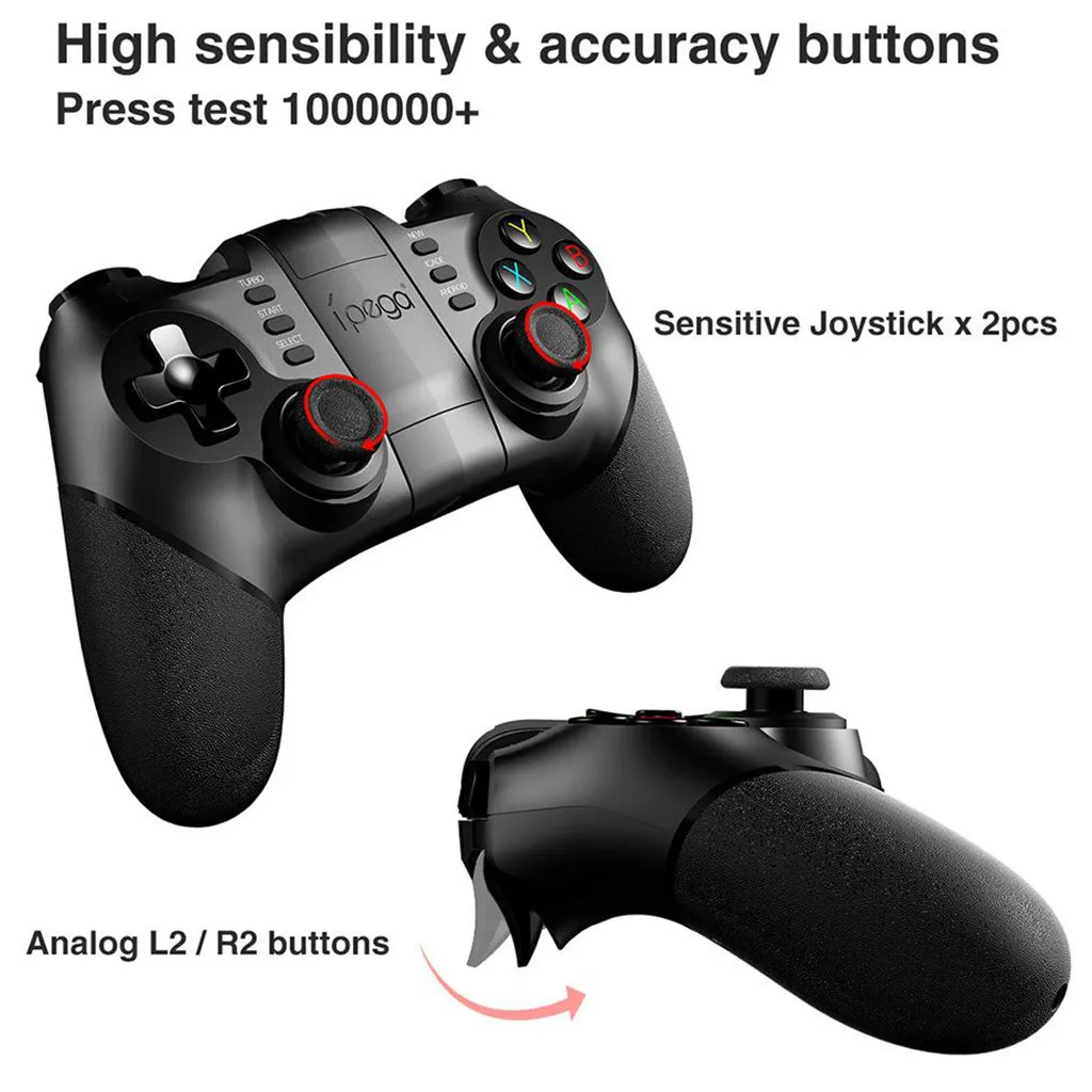 IPEGA беспроводной игровой контроллер Bluetooth с 2 4G приемник для Android IOS мобильных