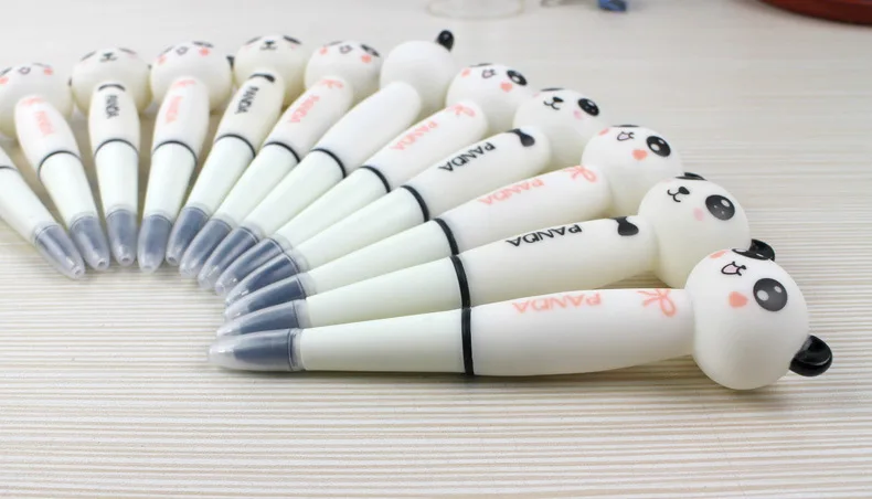 24 шт kawaii Шариковая ручка мода Девушка звезда Новинка панда roll ручки для школы для письма для офиса поставки милый творческий стационарные
