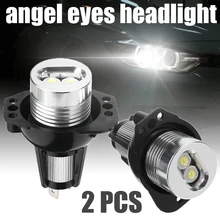 2pcs/set Ultra-Bright Car Angel Eyes LED Headlight 10W 12V Halo Ring Light Bulb For BMW E90 E91 3 Series 2pcs/set Ultra-Bright Car Angel Eyes LED Headlight 10W 12V Halo Ring Light Bulb For BMW E90 E91 3 Series