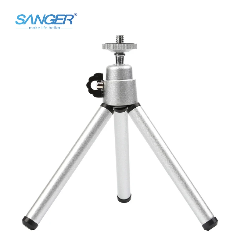 

SANGER Digital Camera Portable Mini Tripod Stand for Phone Xiaomi Yi Action Camera Gopro Hero 5 4 3+ SJCAM Sj4000 Accessories