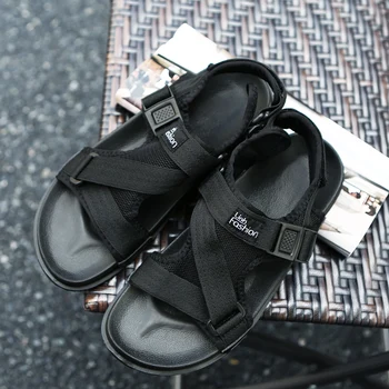 

Fires Mens' Sandals Soft Breathable Uppers Casual Shoes Wearable Soles Outdoor Casual Sandal New Trend Summer Flat Shoes