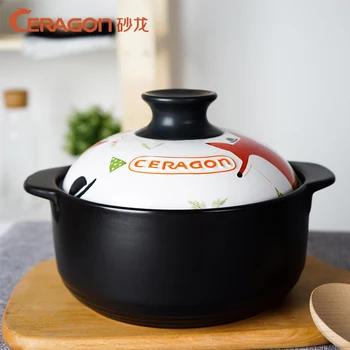 

Sand soup casserole stew soup pot dragon ceramic health pot stew pot stone soup by high temperature Guonai