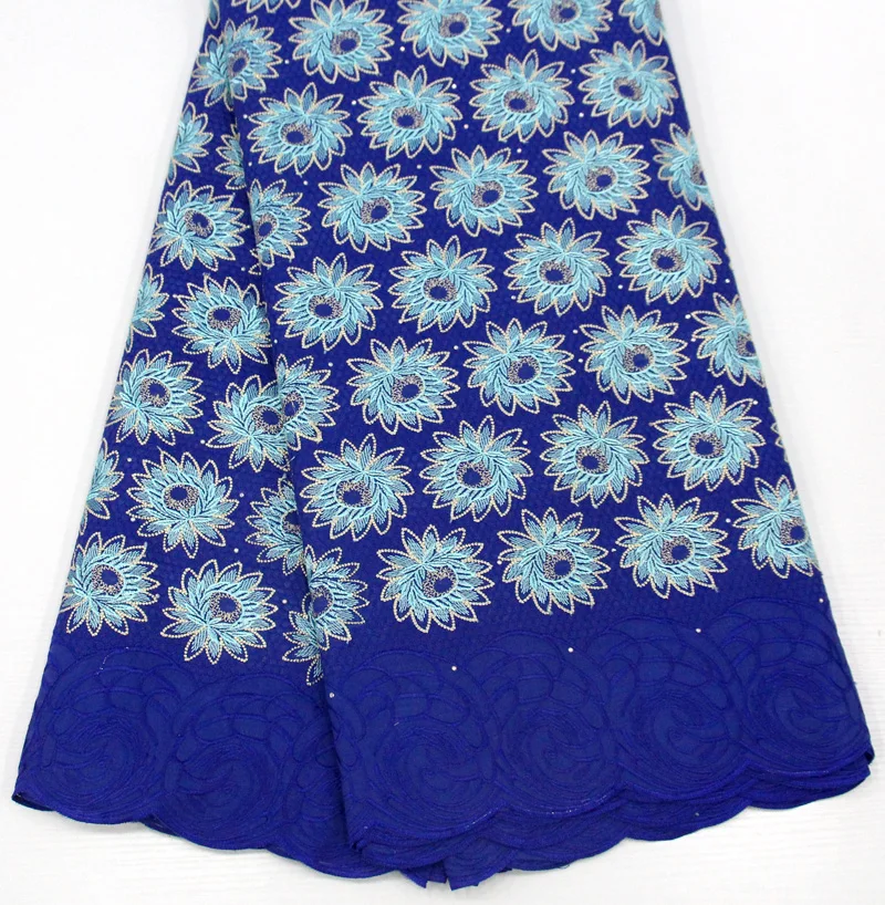 

Newest arrived flower design Swiss Voile Lace For Wedding dress High Quality African cotton Lace Fabric For Beautiful Clothes