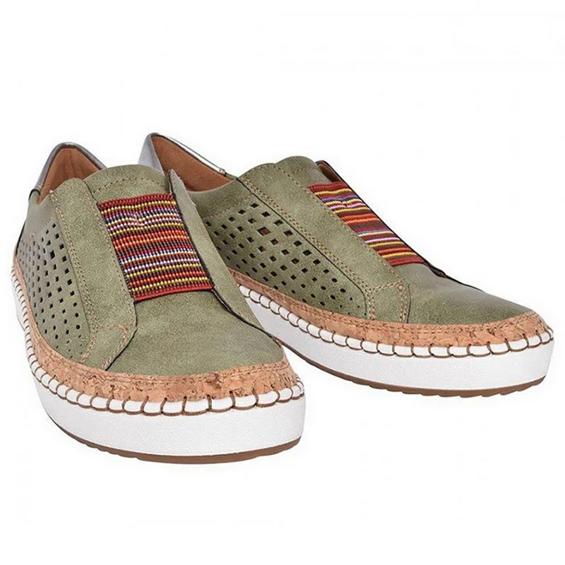 

2019 Leather Loafers Shoes Women Slip-On Sneaker Casual Comfortable Lady Loafers Women's Flats Tenis Feminino Zapatos De Mujer