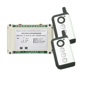 

AC110V 220V 380V 4CH 30A RF Wireless Remote Control System Radio Wireless Switch Long Distance Remote For Industry Equipment