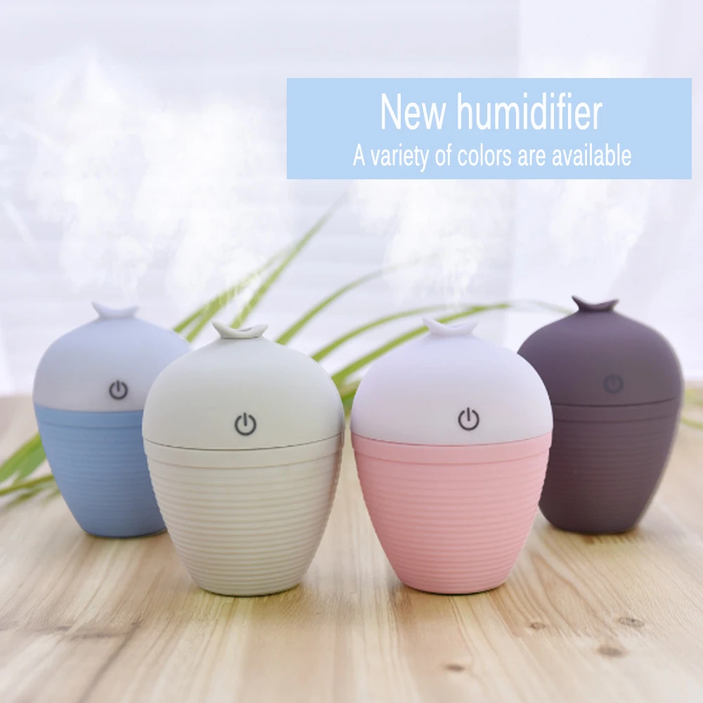 

Mini USB Wish Bottle Humidifier Portable LED Air Purifier Aroma Diffuser Atomizer Office Home Car