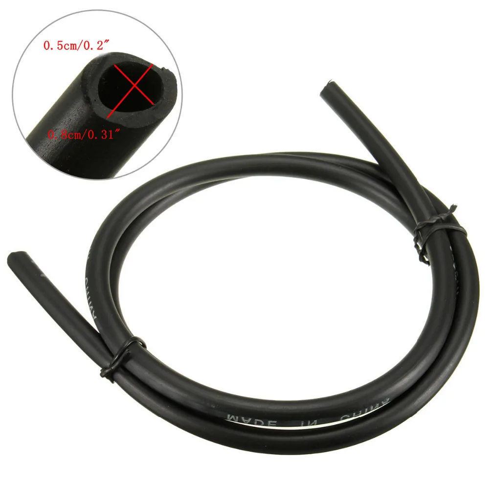 

100cm Fuel Pipe Tubing Motorcycle Fuel Gas Oil Delivery Tube Hose Petrol Line Pipe 5mm I/D 8mm O/D Fuel Hose Gasoline Tube