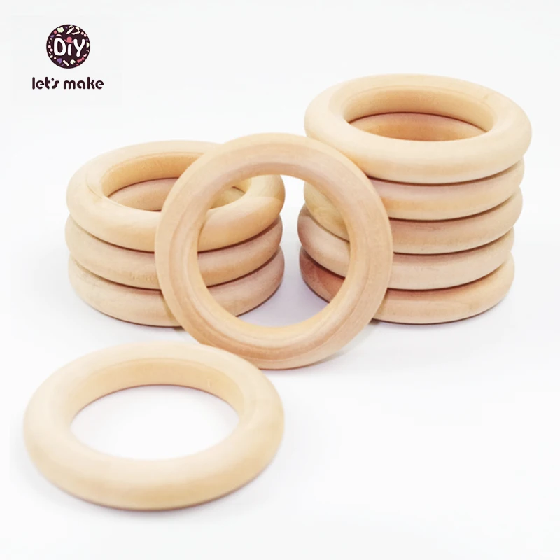 Wooden Bby Teething Rings Wooden Bby Teething Rings