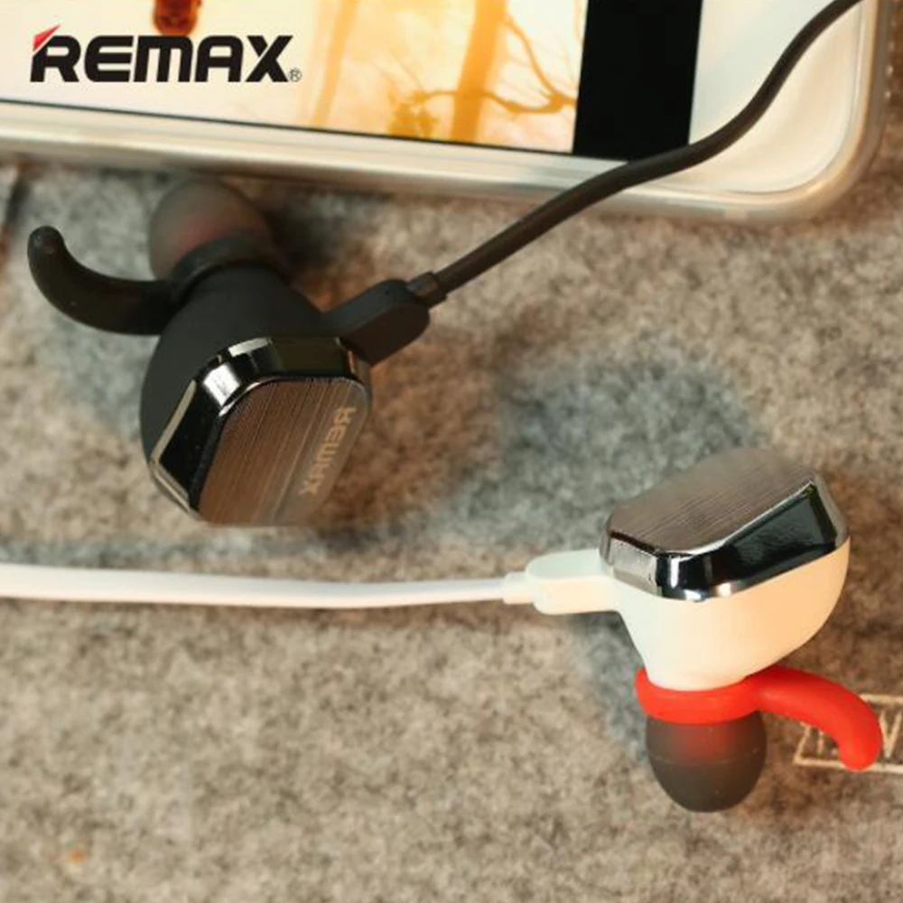 Оригинальная Спортивная bluetooth-гарнитура Remax S2 с магнитом беспроводные наушники